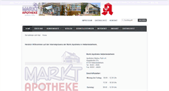 Desktop Screenshot of markt-apotheke-puhl.de